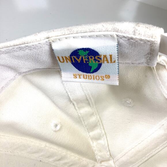 Vtg Universal Studios Florida White Snapback Hat Cap 1980s Miami Vice USA Made - Picture 8 of 9